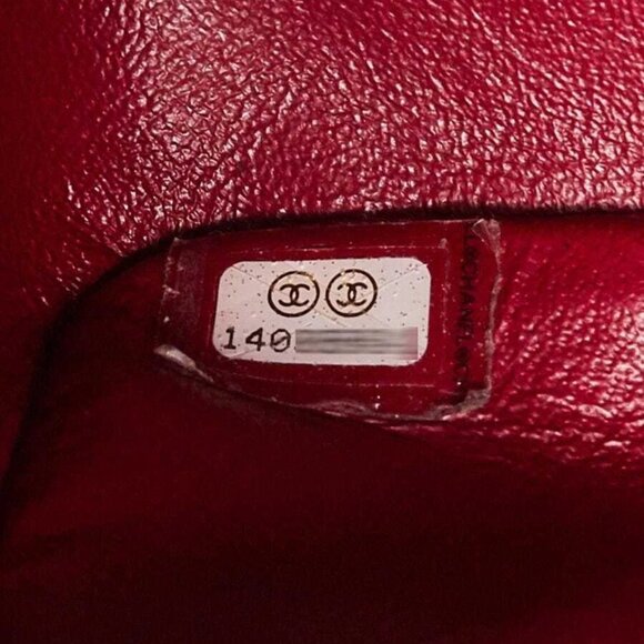 Chanel Dark Pink 2.55 Reissue Quilted Patent Leather 227 Jumbo Flap Bag - Picture 8 of 12